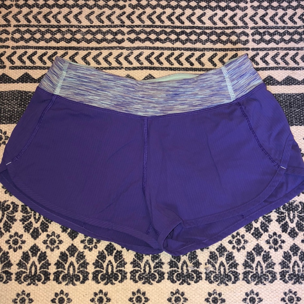 Ivivva Girls Purple Running Shorts Size: 12